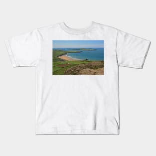 Whitesands Bay and Ramsey Island Kids T-Shirt